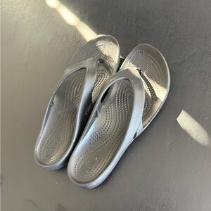 CROCS Black Slip-On Footwear